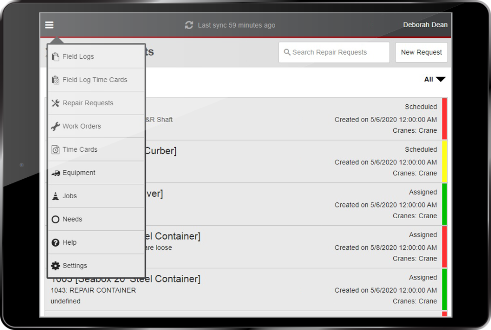 screenshot of B2W Maintain
